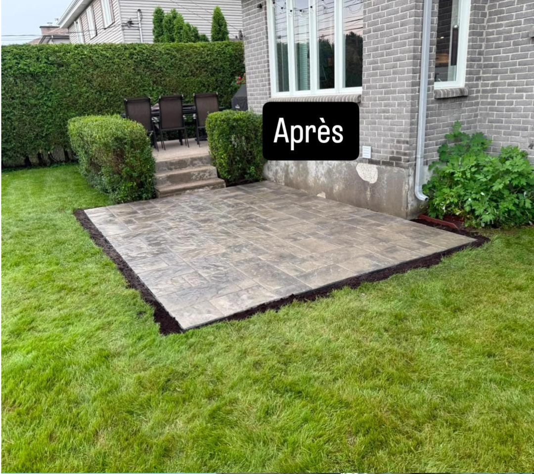 Terrain après les travaux