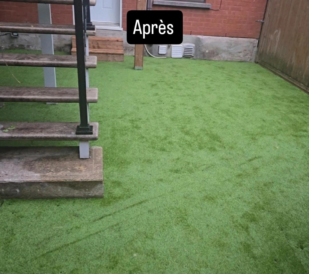 Terrain après les travaux