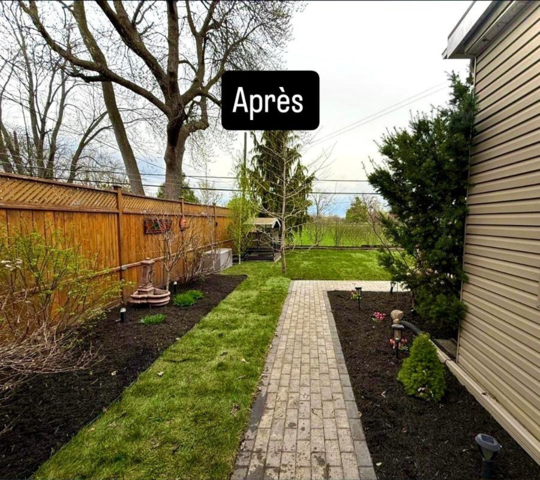 Terrain après les travaux